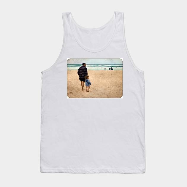 ...and we went down to the beach that evening... Tank Top by micklyn